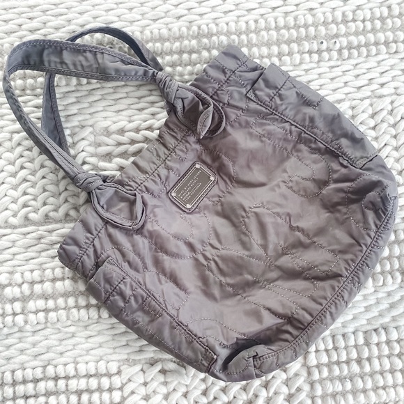 Marc By Marc Jacobs Handbags - MARC JACOBS • gray logo nylon tote bag